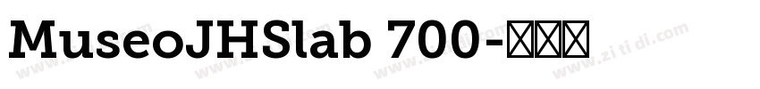 MuseoJHSlab 700字体转换